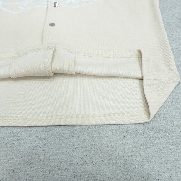 Mixed Emotion Cream Signature Button up - Picture 2 of 10